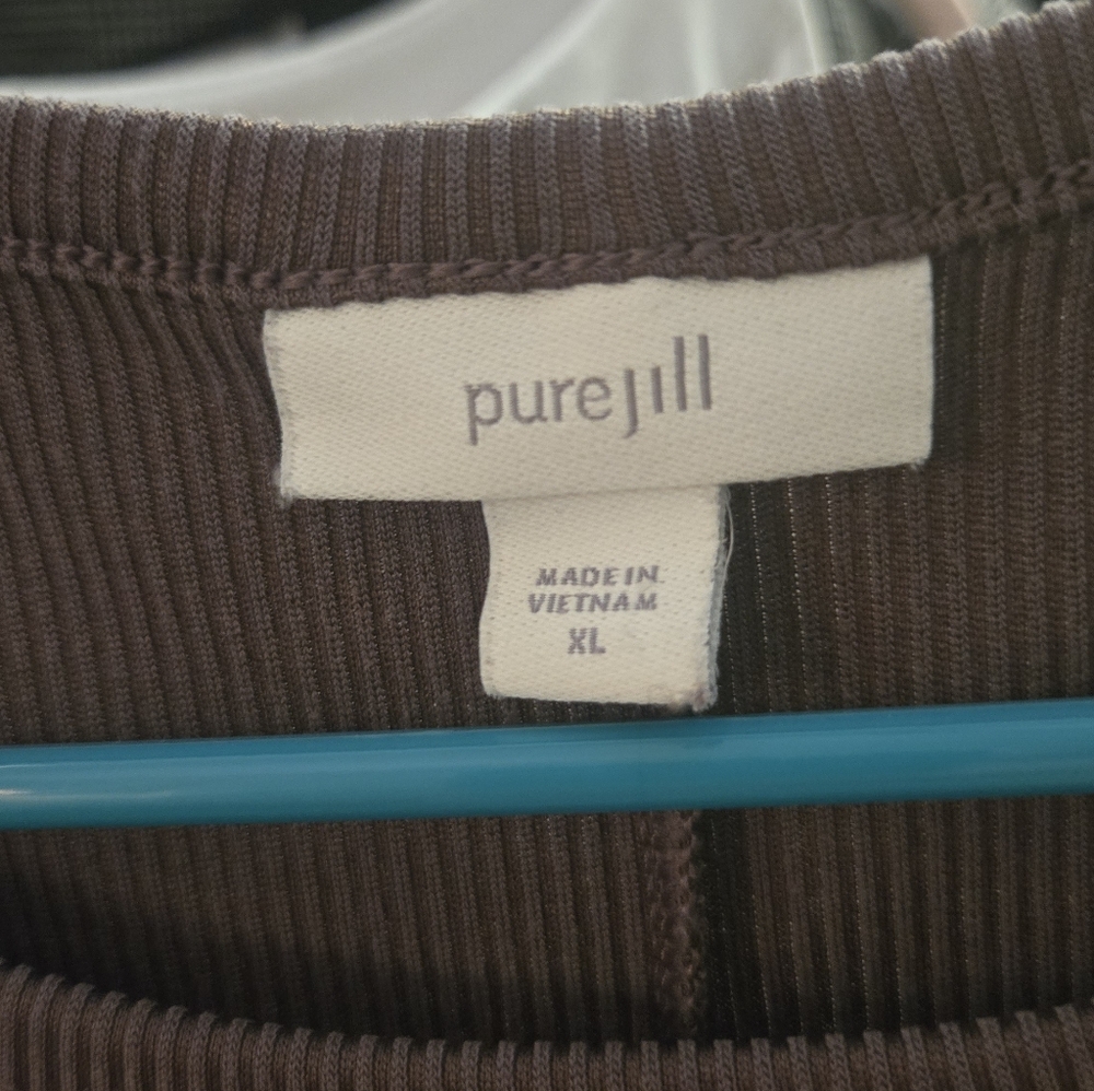J. Jill Pure Jill Dusty Plum Maxi Dress